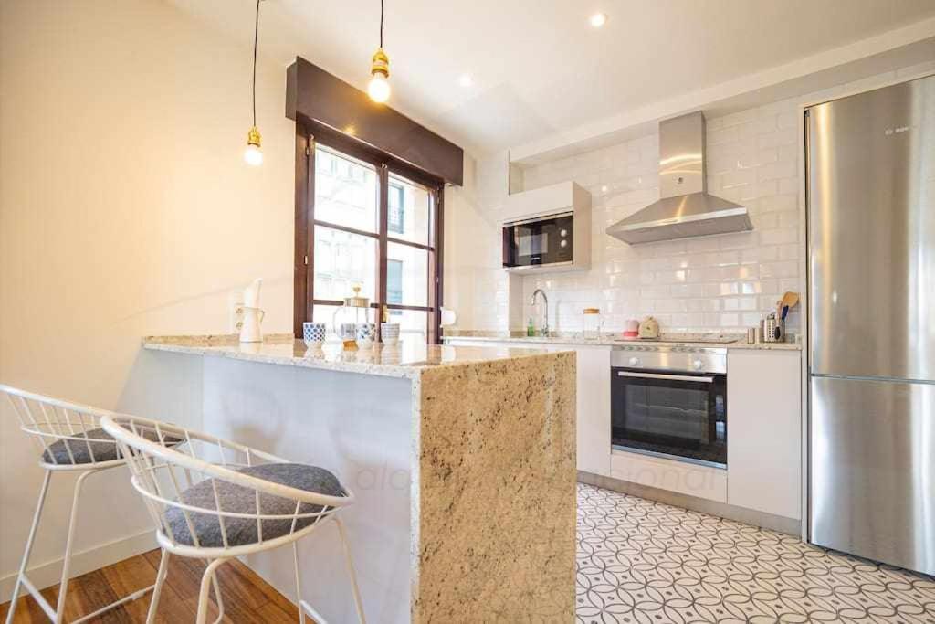 Tabacalera Apartamento Gijón Esterno foto